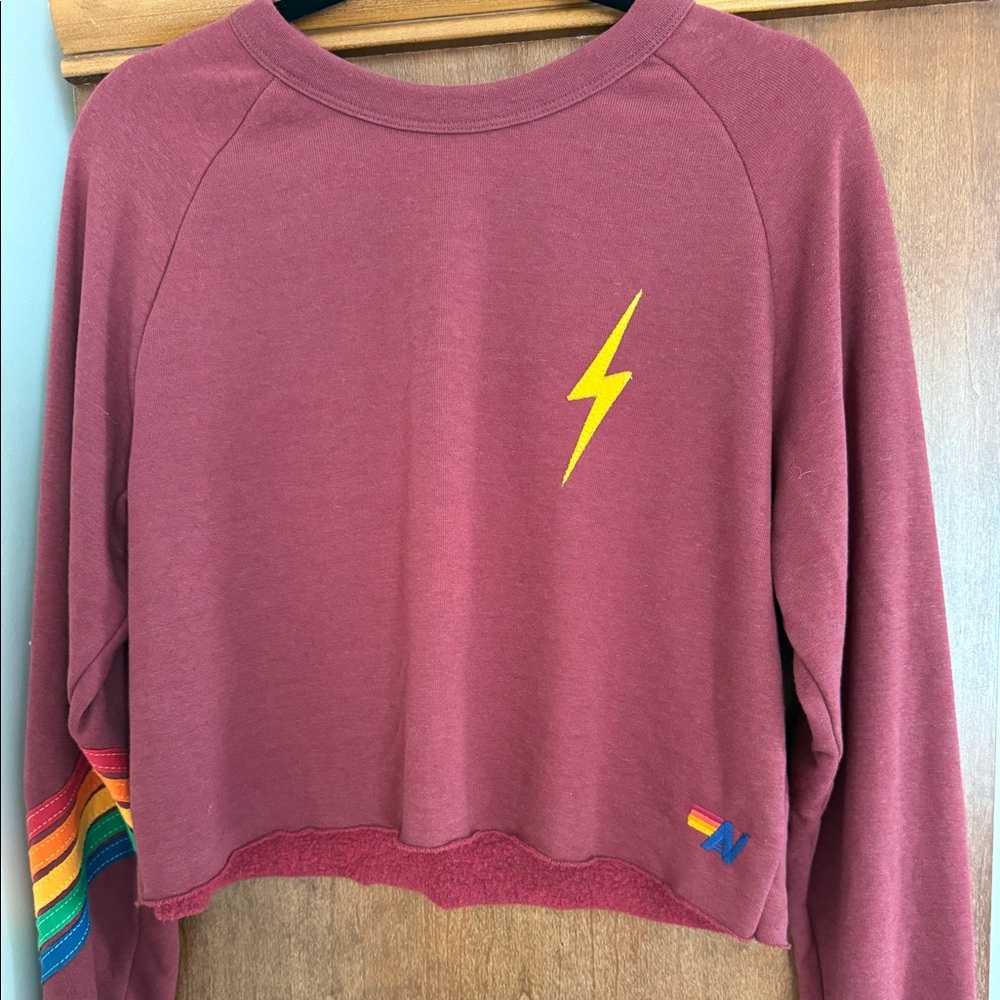 AVIATOR NATION CROPPED SWEATSHIRT